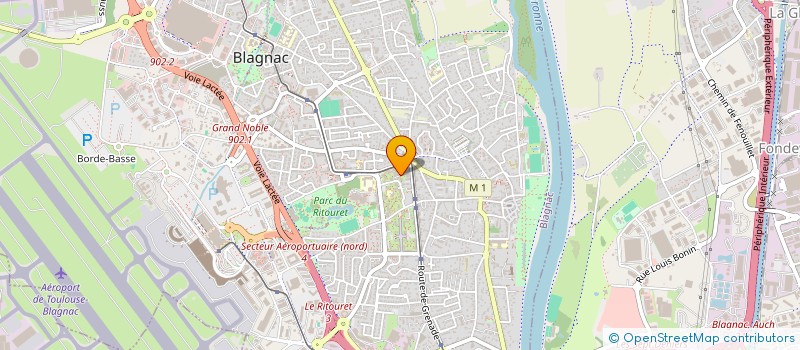 localisation de l'entreprise MADAME VIRGINIE RONZIER à BLAGNAC