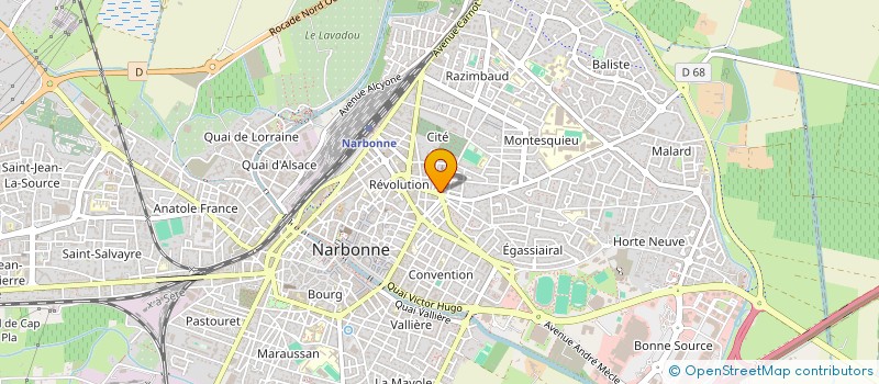 localisation de l'entreprise MADAME VIRGINIE ROUCOU  LE SOLER