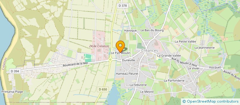 localisation de l'entreprise MADAME VIRGINIE ROUILLARD  CREANCES