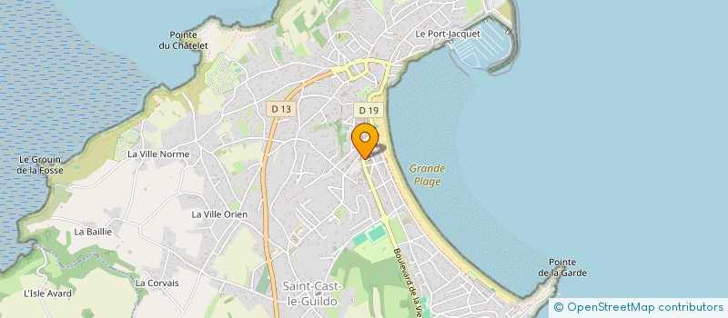 localisation de l'entreprise MADAME VIRGINIE ROULET à SAINT-CAST-LE-GUILDO