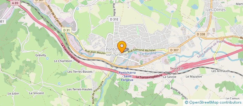 localisation de l'entreprise MADAME VIRGINIE ROURE  VINDRY-SUR-TURDINE