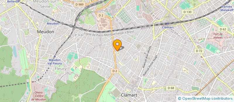 localisation de l'entreprise MADAME VIRGINIE ROUX à CLAMART