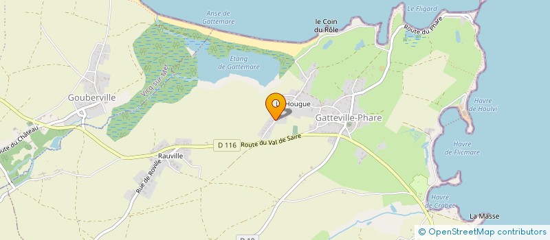 localisation de l'entreprise MADAME VIRGINIE ROY  BARFLEUR