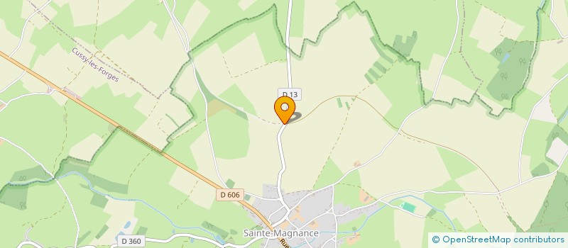 localisation de l'entreprise MADAME VIRGINIE ROY à SAINTE-MAGNANCE