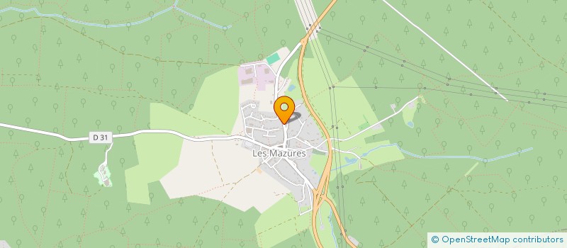 localisation de l'entreprise MADAME VIRGINIE ROYAUX  LES MAZURES