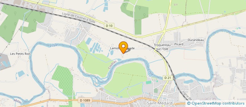 localisation de l'entreprise MADAME VIRGINIE RUIZ  COUTRAS