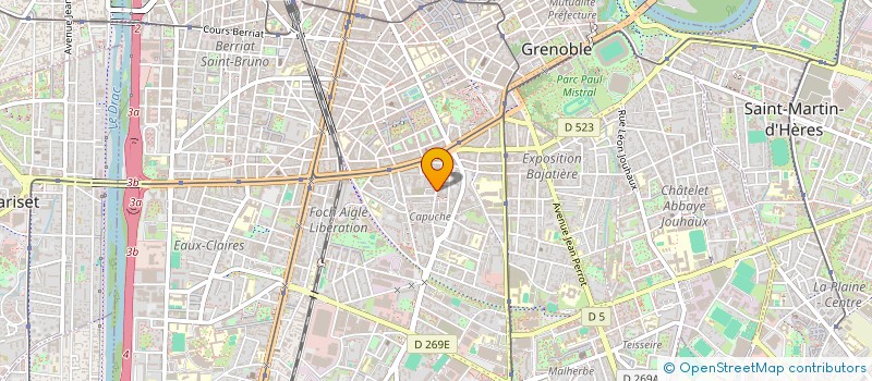 localisation de l'entreprise MADAME VIRGINIE SAEZ à GRENOBLE