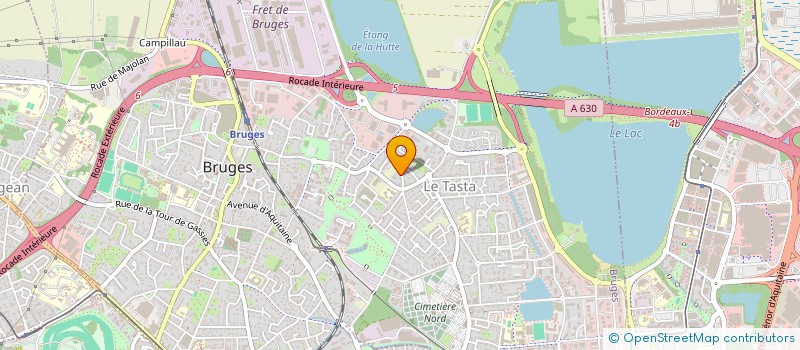 localisation de l'entreprise MADAME VIRGINIE SAINT-MARC  BRUGES