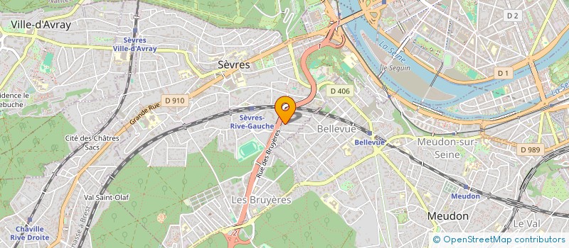 localisation de l'entreprise MADAME VIRGINIE SALA  SEVRES