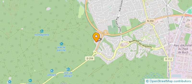 localisation de l'entreprise MADAME VIRGINIE SALICETI  LA TESTE-DE-BUCH