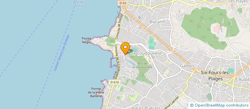 localisation de l'entreprise MADAME VIRGINIE SALOMONE à SIX-FOURS-LES-PLAGES
