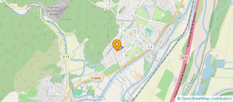 localisation de l'entreprise MADAME VIRGINIE SARAFIAN  VILLENEUVE