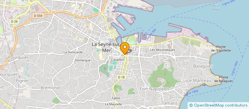 localisation de l'entreprise MADAME VIRGINIE SARKISSIAN à LA SEYNE SUR MER
