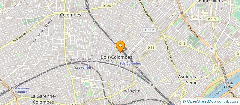 localisation de l'entreprise MADAME VIRGINIE SARRAU à BOIS-COLOMBES
