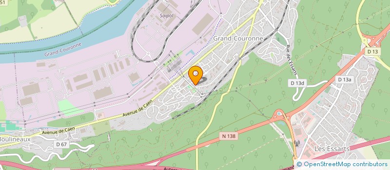 localisation de l'entreprise MADAME VIRGINIE SATIS  GRAND-COURONNE