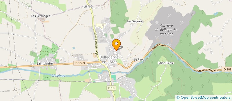 localisation de l'entreprise MADAME VIRGINIE SATRE à BELLEGARDE-EN-FOREZ
