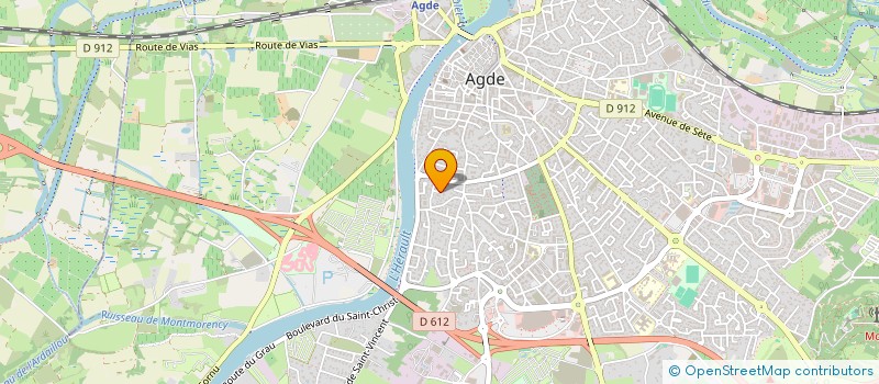 localisation de l'entreprise MADAME VIRGINIE SAUCEROTTE  AGDE