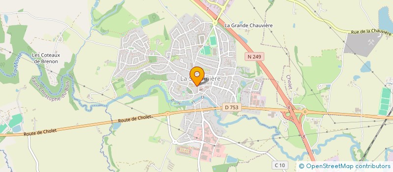 localisation de l'entreprise MADAME VIRGINIE SAUPIN  LA SEGUINIERE