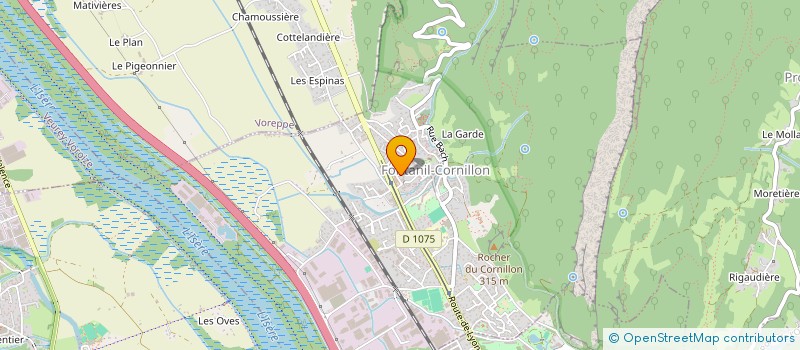 localisation de l'entreprise MADAME VIRGINIE SAURAT  FONTANIL-CORNILLON