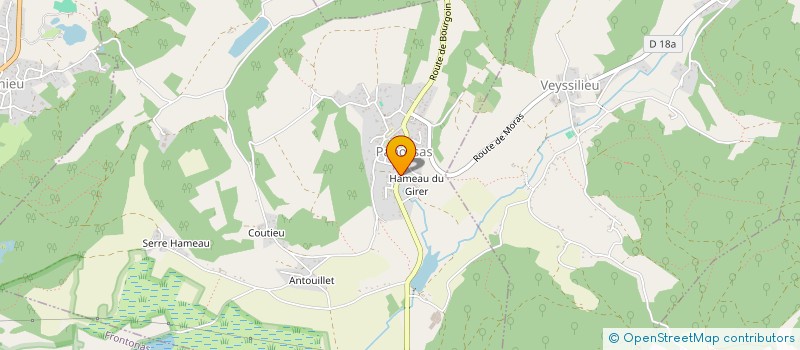 localisation de l'entreprise MADAME VIRGINIE SAUT  FRONTONAS