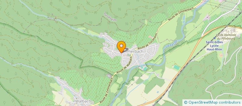 localisation de l'entreprise MADAME VIRGINIE SCHEFFER  ZIMMERBACH