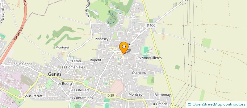 localisation de l'entreprise MADAME VIRGINIE SCHEURKOGEL  GENAS