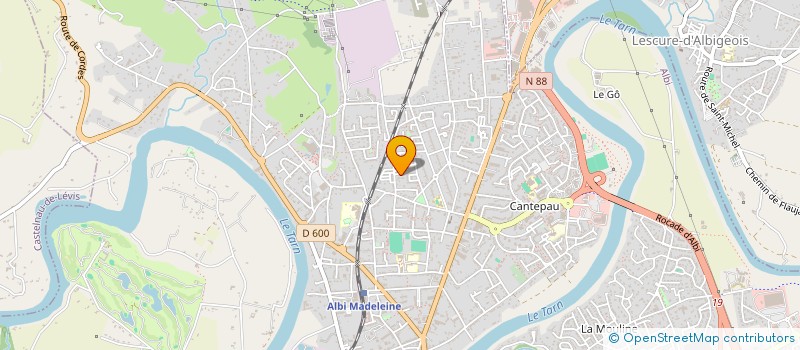 localisation de l'entreprise MADAME VIRGINIE SCHMITT à ALBI