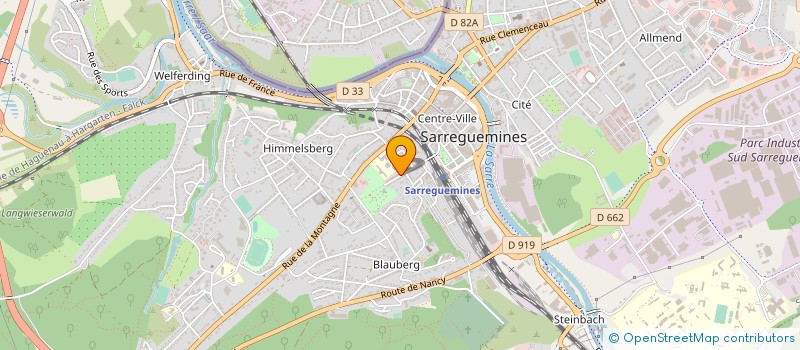 localisation de l'entreprise MADAME VIRGINIE SCHWARTZ à SARREGUEMINES