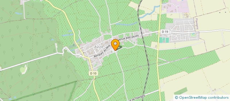 localisation de l'entreprise MADAME VIRGINIE SCHWEITZER  AVIZE