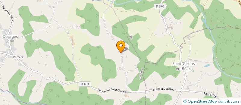 localisation de l'entreprise MADAME VIRGINIE SEDZE  OSSAGES