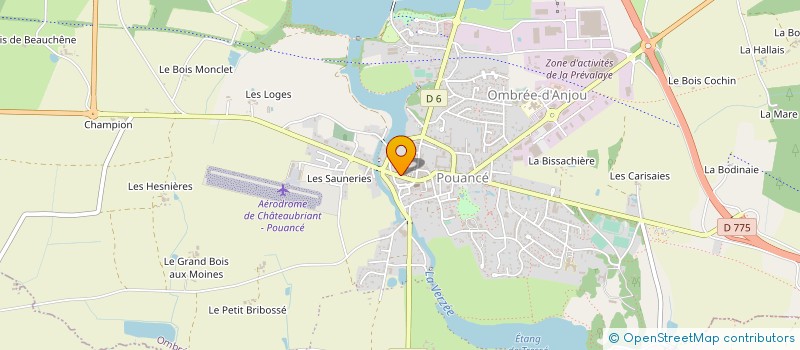 localisation de l'entreprise MADAME VIRGINIE SEIGNEURY  OMBREE D'ANJOU