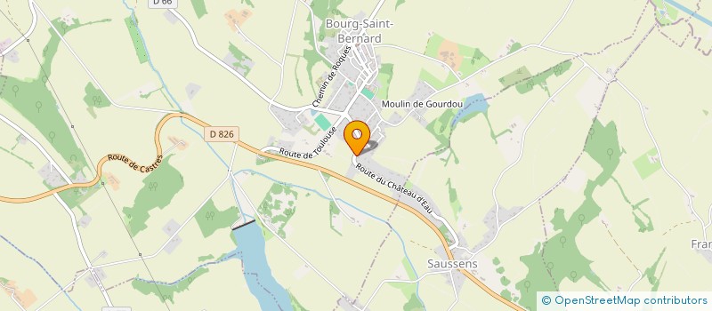 localisation de l'entreprise MADAME VIRGINIE SENDRE  BOURG-SAINT-BERNARD