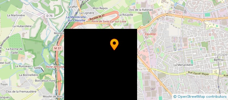 localisation de l'entreprise MADAME VIRGINIE SERGENT  SAINT-CYR-SUR-LOIRE