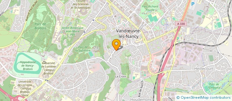 localisation de l'entreprise MADAME VIRGINIE SERRURIER à VANDŒUVRE-LES-NANCY
