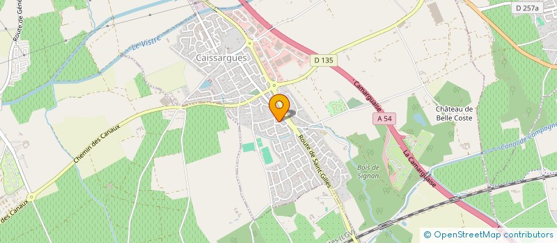 localisation de l'entreprise MADAME VIRGINIE SICLER  CAISSARGUES