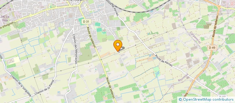 localisation de l'entreprise MADAME VIRGINIE SIDOLLE  MONTEUX