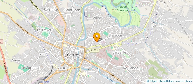 localisation de l'entreprise MADAME VIRGINIE SIGNOVERT  CASTRES