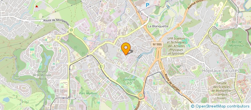 localisation de l'entreprise MADAME VIRGINIE SIMONNET à MONTPELLIER
