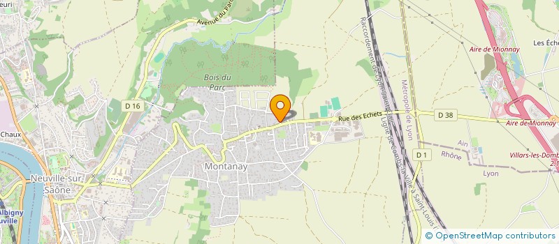 localisation de l'entreprise MADAME VIRGINIE SINTES  MONTANAY