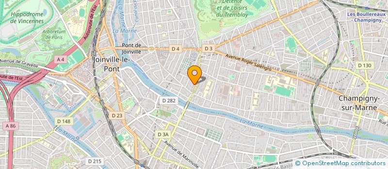 localisation de l'entreprise MADAME VIRGINIE SIROUX  JOINVILLE-LE-PONT