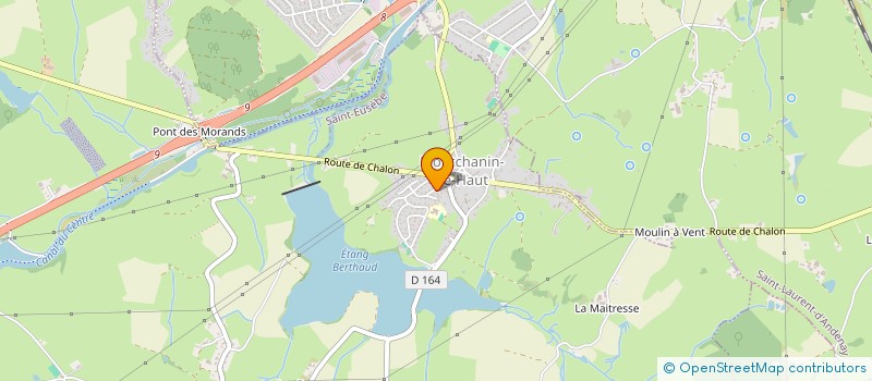 localisation de l'entreprise MADAME VIRGINIE SKIBINSKI  SAINT-EUSEBE