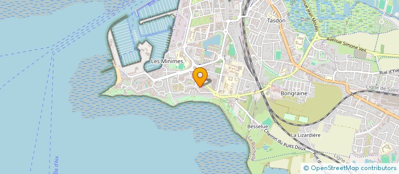 localisation de l'entreprise MADAME VIRGINIE SOAVE  LA ROCHELLE