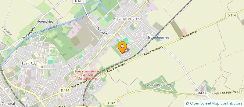 localisation de l'entreprise MADAME VIRGINIE SOEUR  ESCAUDUVRES