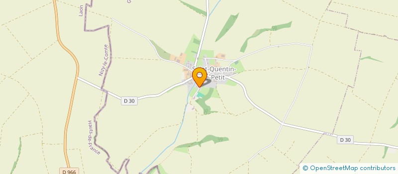 localisation de l'entreprise MADAME VIRGINIE SOKOLOFF  SAINT-QUENTIN-LE-PETIT