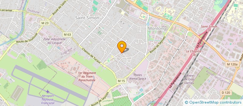 localisation de l'entreprise MADAME VIRGINIE SORIANO à TOULOUSE