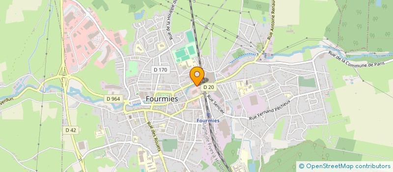 localisation de l'entreprise MADAME VIRGINIE SOTTIEAU  FOURMIES