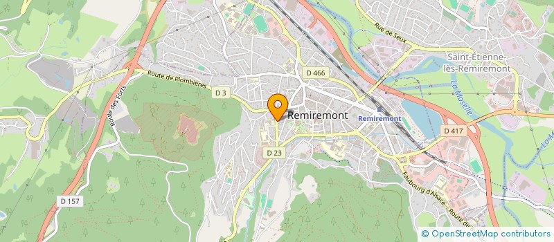 localisation de l'entreprise MADAME VIRGINIE STEF  REMIREMONT