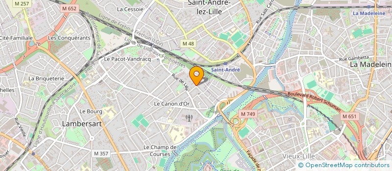 localisation de l'entreprise MADAME VIRGINIE STEFFGENN DERNONCOURT à LAMBERSART