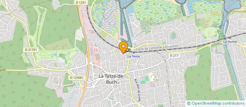 localisation de l'entreprise MADAME VIRGINIE STEIGER à LA TESTE-DE-BUCH