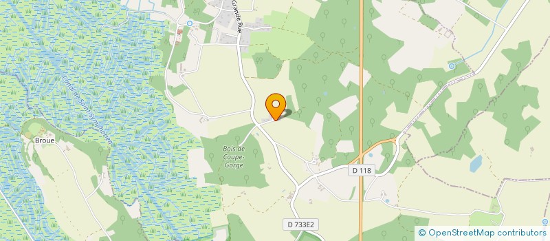 localisation de l'entreprise MADAME VIRGINIE STEPIEN  LA GRIPPERIE-SAINT-SYMPHORIEN